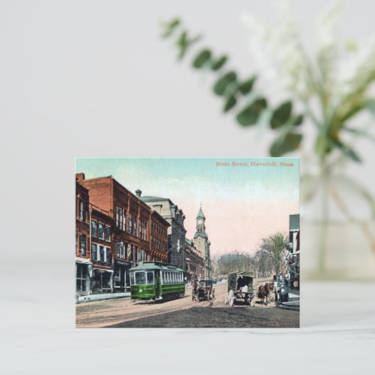 Oud Briefkaart - Haverhill, Massachusetts (Staand voorkant)