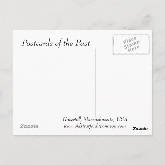 Oud Briefkaart - Haverhill, Massachusetts (Achterkant)