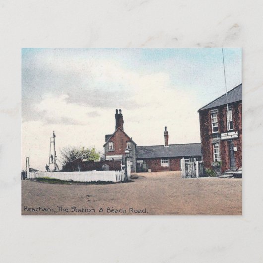 Oud Briefkaart - Heacham, Norfolk (Voorkant)