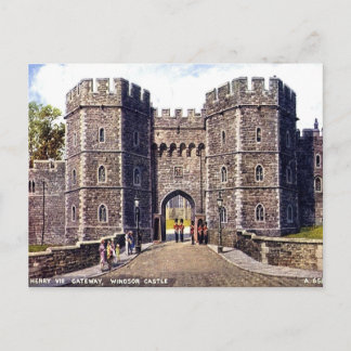Oud Briefkaart - Henry VIII Gateway, Windsor Castl