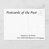 Oud Briefkaart - herfst (Achterkant)