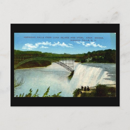 Oud Briefkaart - Herfsten van Niagara (Voorkant)