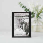 Oud Briefkaart - Herfsten van Niagara in de winter (Staand voorkant)