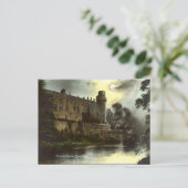 Oud Briefkaart - Het kasteel, Warwick (Staand voorkant)