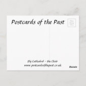 Oud Briefkaart - Het koor, de Ely Cathedraal (Achterkant)