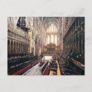 Oud Briefkaart - Het koor, de Ely Cathedraal