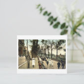 Oud Briefkaart, het terras, Richmond Aankondigingskaart (Staand voorkant)