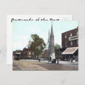 Oud Briefkaart - High Cross, Tottenham, Londen (Voorkant / Achterkant)