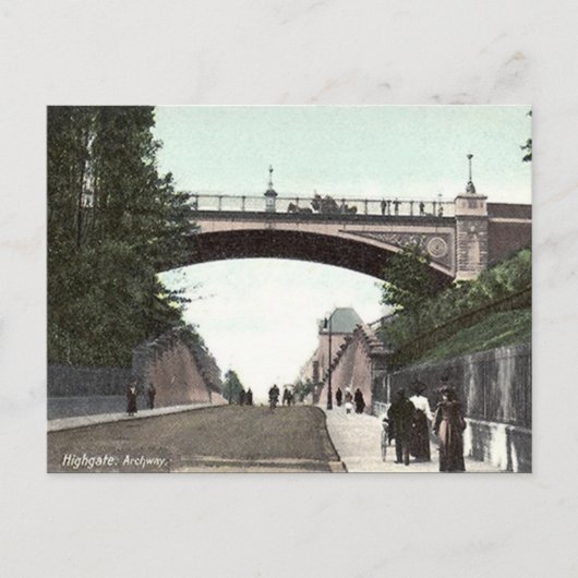 Oud Briefkaart - Highgate Archway, Londen (Voorkant)