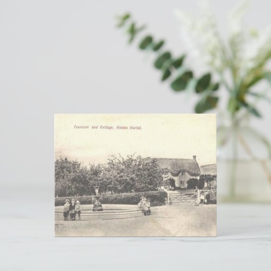 Oud Briefkaart - Hinton Martel, Dorset (Staand voorkant)