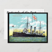 Oud Briefkaart - HMS Apollo (Voorkant / Achterkant)