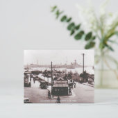 Oud Briefkaart - HMS Hood, Portsmouth Harbour (Staand voorkant)