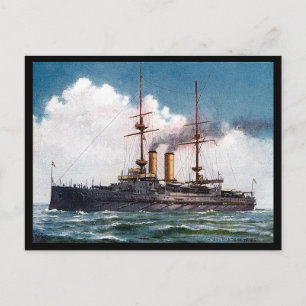 Oud Briefkaart - HMS Prince of Wales