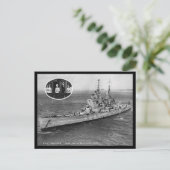 Oud Briefkaart - HMS Vanguard (Staand voorkant)
