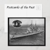 Oud Briefkaart - HMS Vanguard (Voorkant / Achterkant)