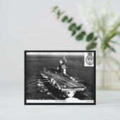 Oud Briefkaart - HMS Victorious (Staand voorkant)