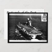 Oud Briefkaart - HMS Victorious (Voorkant / Achterkant)