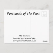 Oud Briefkaart - HMS Victorious (Achterkant)