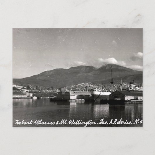 Oud Briefkaart - Hobart, Tasmanie (Voorkant)
