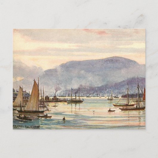 Oud Briefkaart - Hobart, Tasmanie (Voorkant)