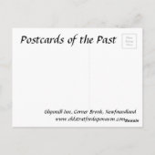 Oud Briefkaart - Hoek Brook, Newfoundland (Achterkant)