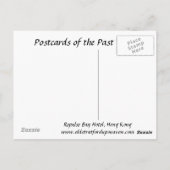 Oud Briefkaart - Hong Kong, Repulse Bay Hotel (Achterkant)