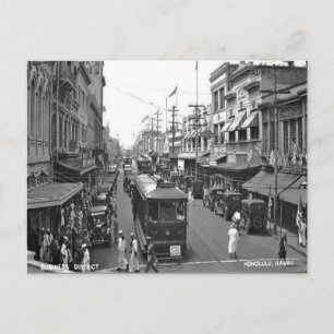 Oud Briefkaart - Honolulu, Hawaii