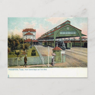 Oud Briefkaart - Houston, Texas