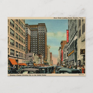 Oud Briefkaart - Houston, Texas