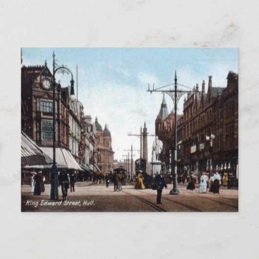 Oud Briefkaart - Hull, Yorkshire (Voorkant)