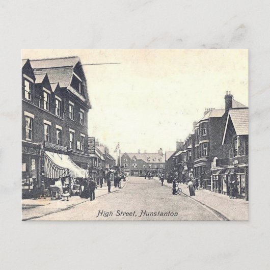 Oud Briefkaart - Hunstanton, Norfolk (Voorkant)