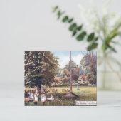 Oud Briefkaart - Ickwell Green, Bedfordshire (Staand voorkant)