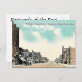 Oud Briefkaart - Indiana Harbour, Indiana, VS (Voorkant / Achterkant)