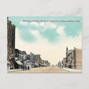 Oud Briefkaart - Indiana Harbour, Indiana, VS