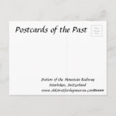 Oud Briefkaart - Interlaken, Zwitserland (Achterkant)