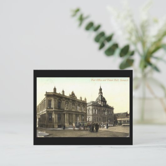 Oud Briefkaart - Ipswich, Suffolk (Staand voorkant)