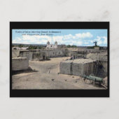 Oud Briefkaart - Isleta, New Mexico, VS (Voorkant)