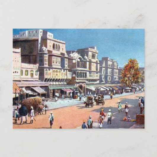 Oud Briefkaart - Jeypore, India (Voorkant)