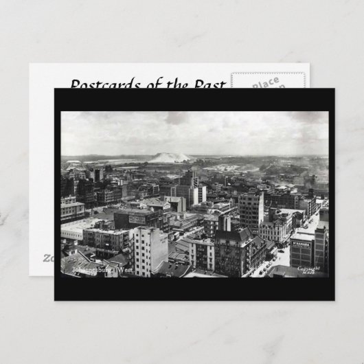 Oud Briefkaart - Johannesburg, Zuid-Afrika (Voorkant / Achterkant)