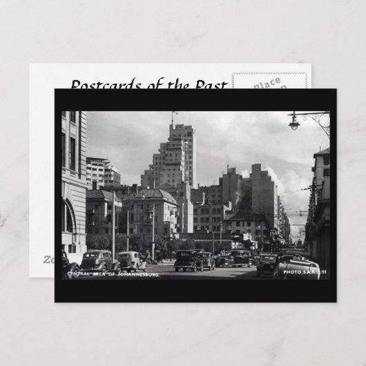 Oud Briefkaart - Johannesburg, Zuid-Afrika (Voorkant / Achterkant)