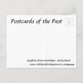 Oud Briefkaart - Jungfrau, Interlaken, Zwitserland (Achterkant)