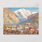 Oud Briefkaart - Jungfrau, Interlaken, Zwitserland (Voorkant)
