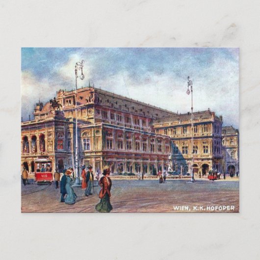 Oud Briefkaart - K K Hofoper, Wien (Voorkant)