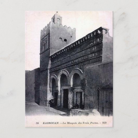 Oud Briefkaart - Kairouan, Tunesië (Voorkant)