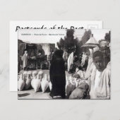 Oud Briefkaart - Kairouan, Tunesië (Voorkant / Achterkant)