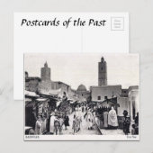 Oud Briefkaart - Kairouan, Tunesië (Voorkant / Achterkant)