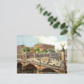 Oud Briefkaart - Kaiser-Friedrich-Brucke, Berlijn (Staand voorkant)