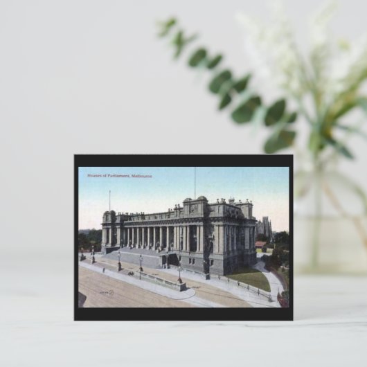 Oud Briefkaart - Kamers van het Parlement, Melbour (Staand voorkant)