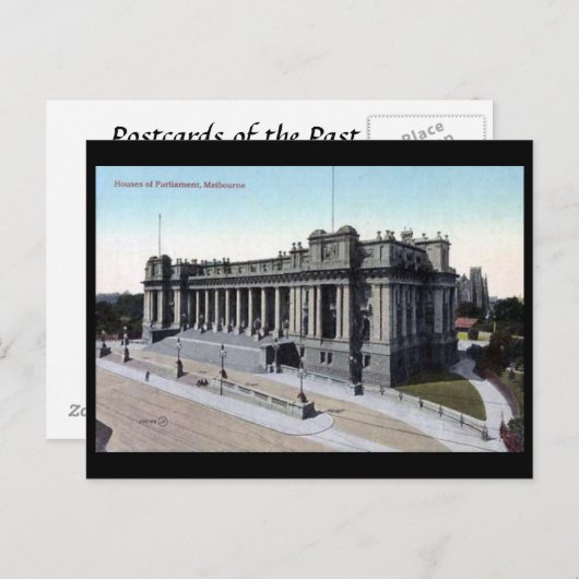 Oud Briefkaart - Kamers van het Parlement, Melbour (Voorkant / Achterkant)