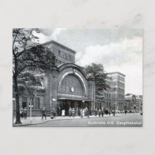 Oud Briefkaart - Katowice, Polen